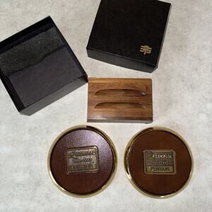 Federal Drink Coasters Vintage 1988–1993 Pentair Hunting Ammo Guns Duck Lot 2